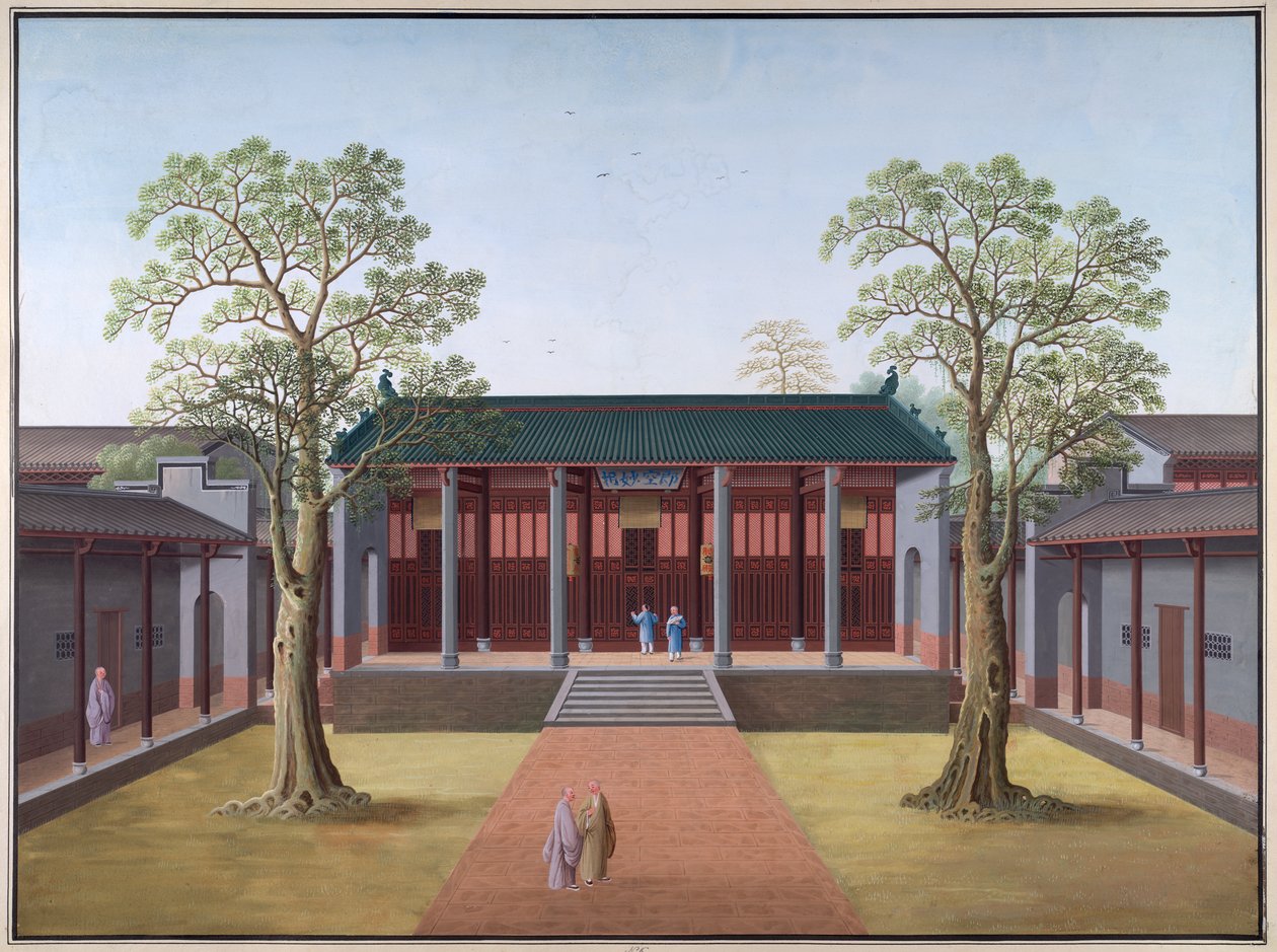 Honam Temple - Hall of the Mystery of Nirvana by School Chinese