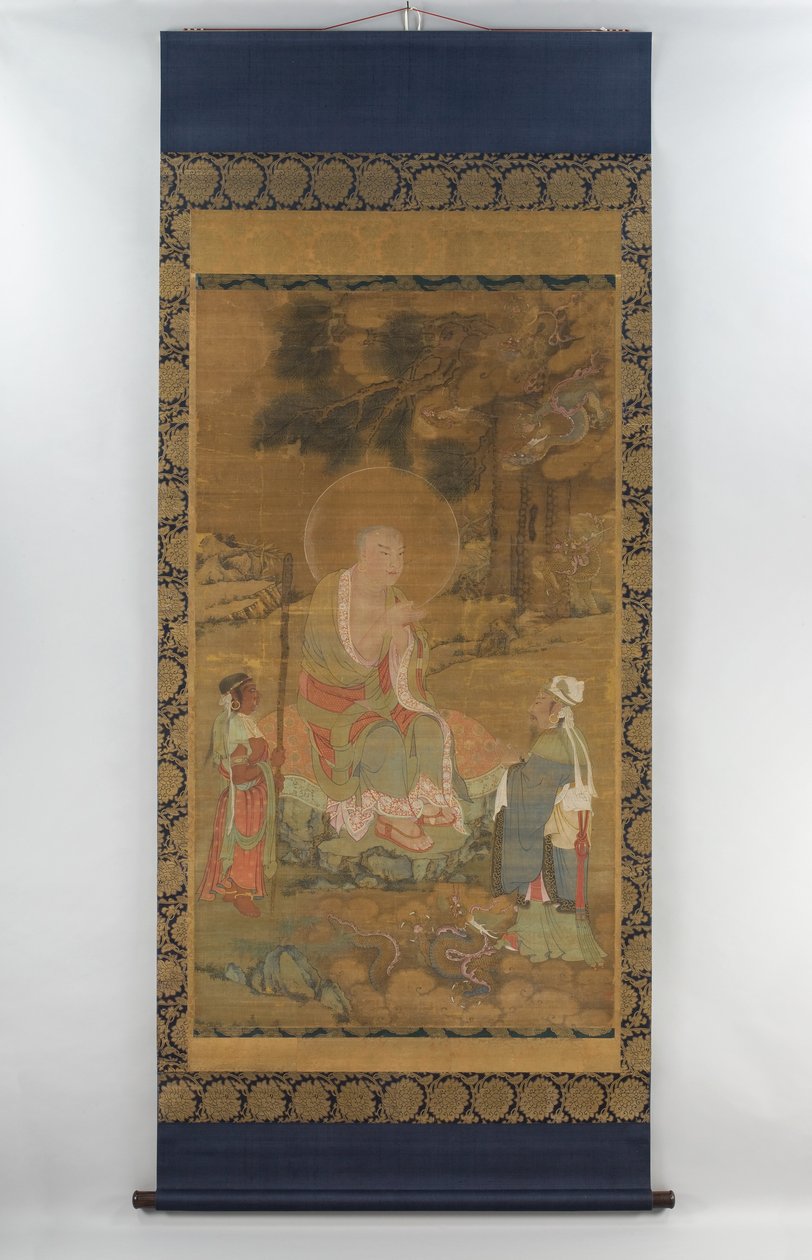 Lohan Summoning Dragons, Yuan or Ming Dynasty by School Chinese