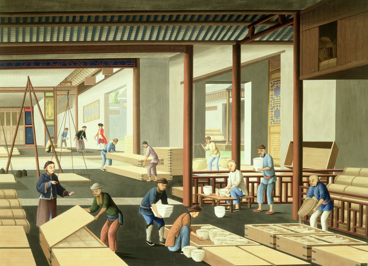 Manufacture of Porcelain by School Chinese