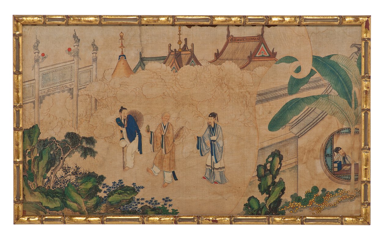 One of Twenty-Four Scenes from Dream of the Red Chamber by School Chinese