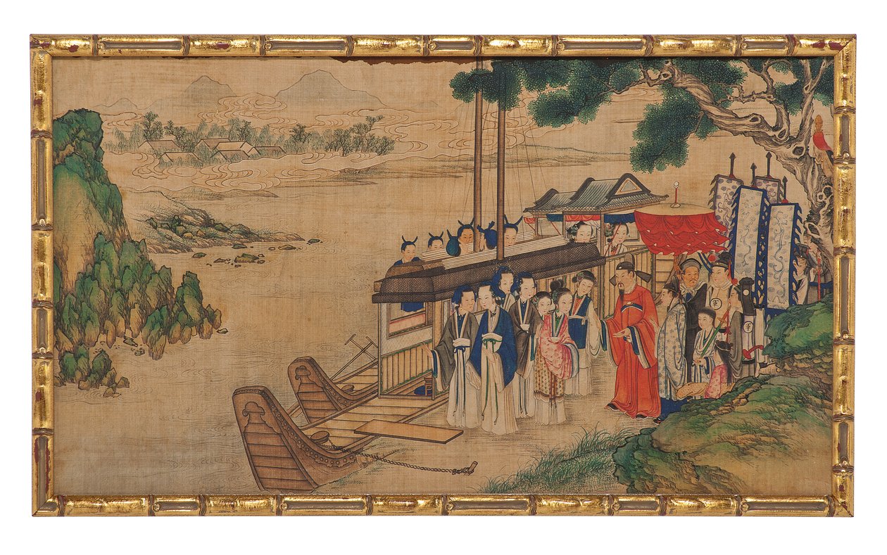 One of Twenty-Four Scenes from Dream of the Red Chamber by School Chinese