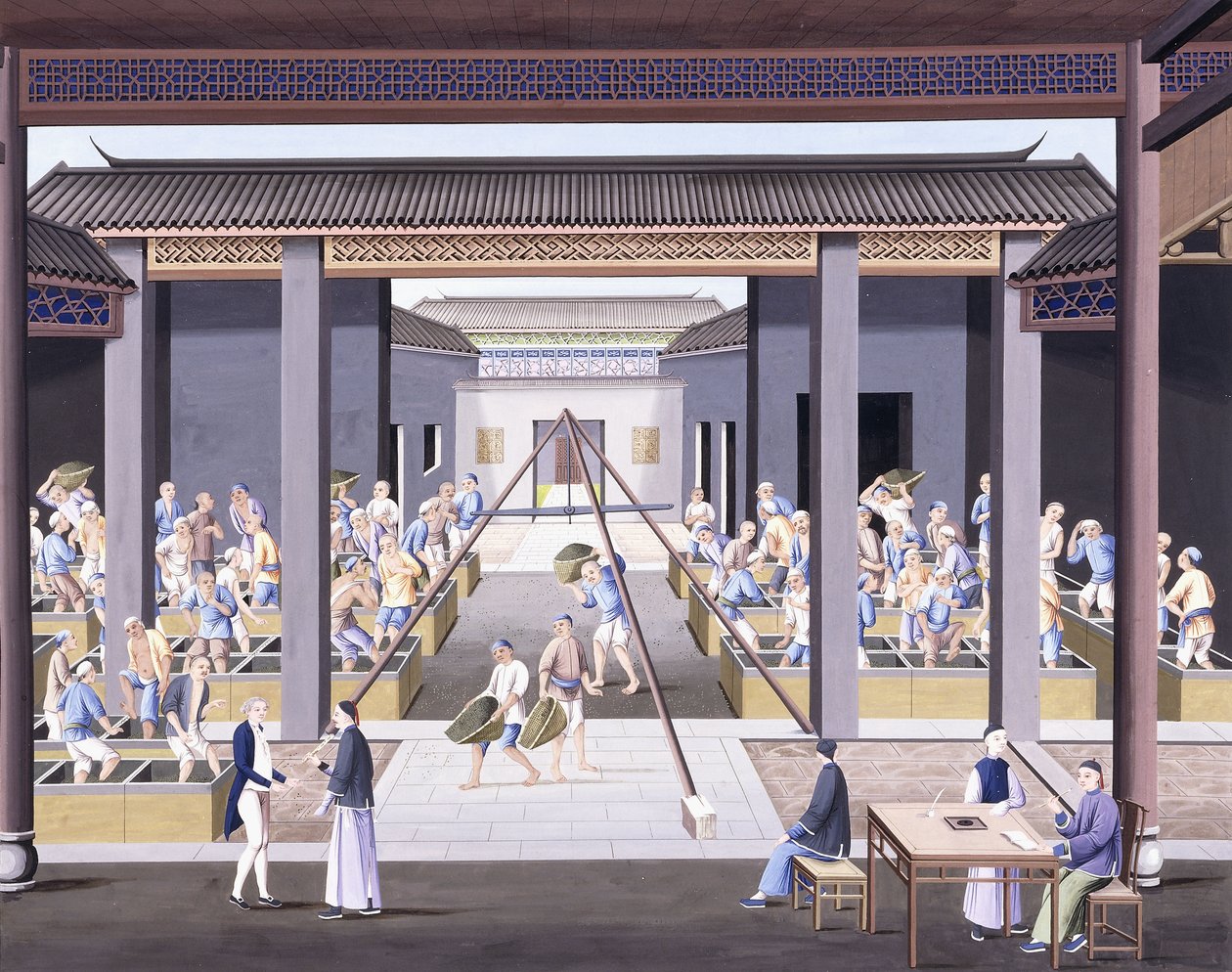 Pounding the Tea by School Chinese