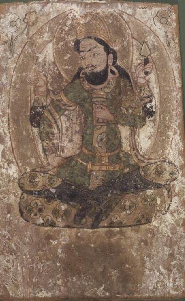 Roustem, the God of Silk, Chinese Turkestan, 6th-7th century BC by School Chinese