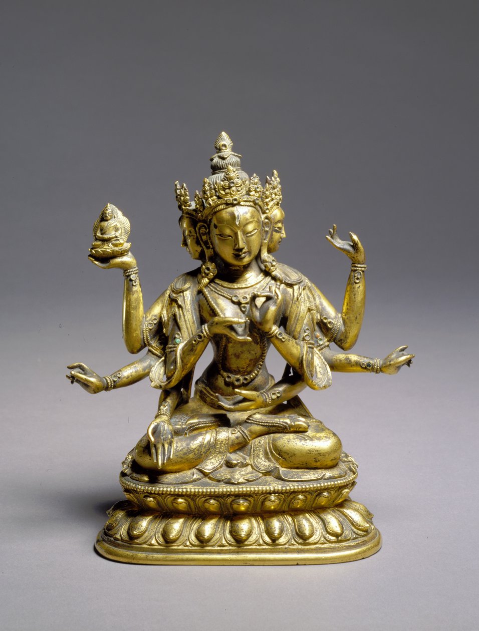 Seated Usnisavijaya, Qing Dynasty by School Chinese