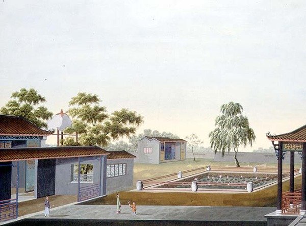 Walled Garden, c.1820-40 by School Chinese