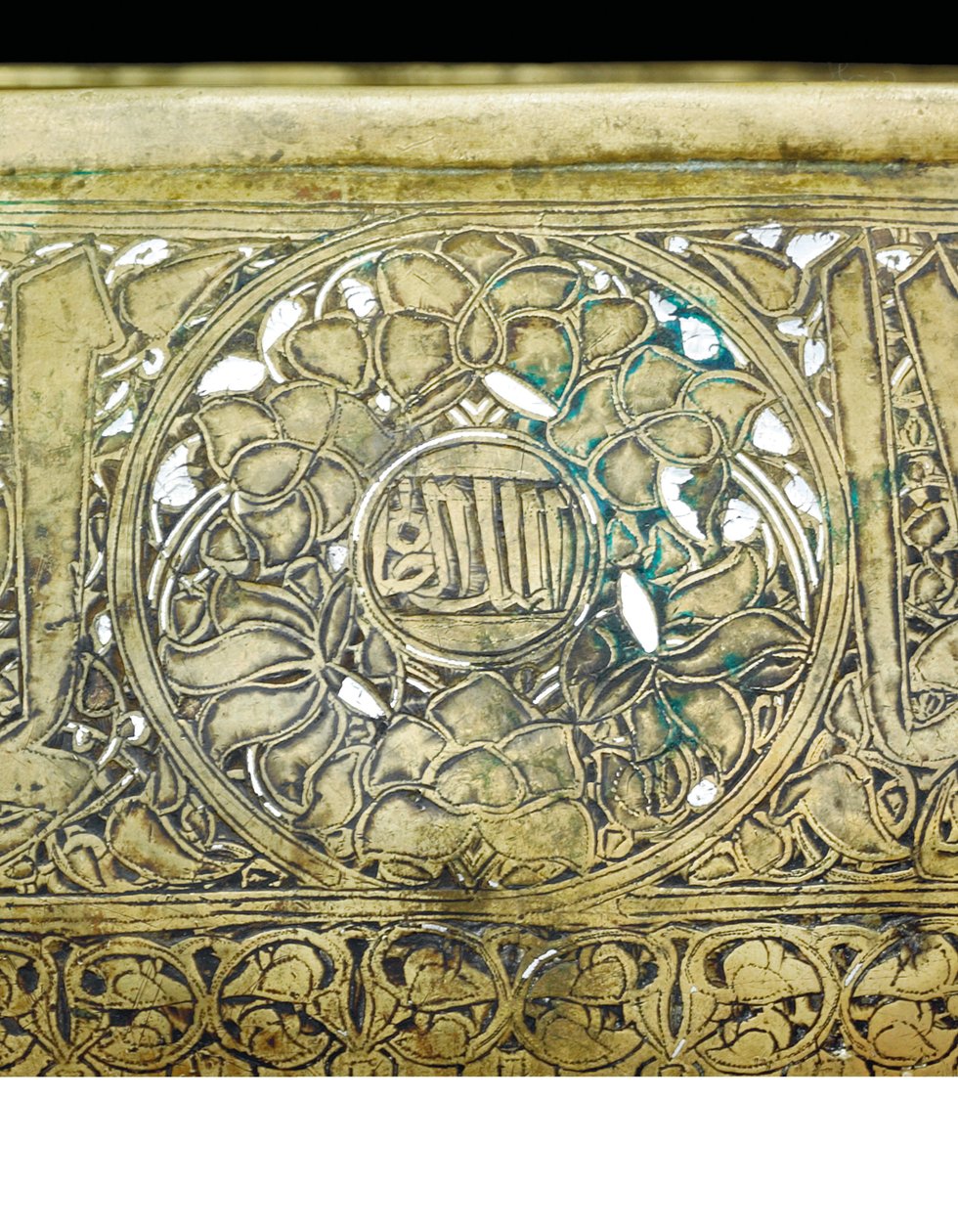 Detail of a Mamluk bowl, c.1351 by School Egyptian