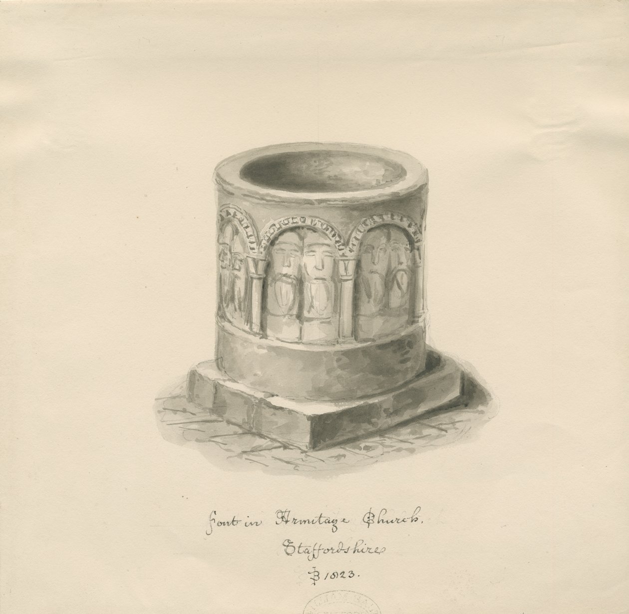 Armitage Church - South Doorway by School English