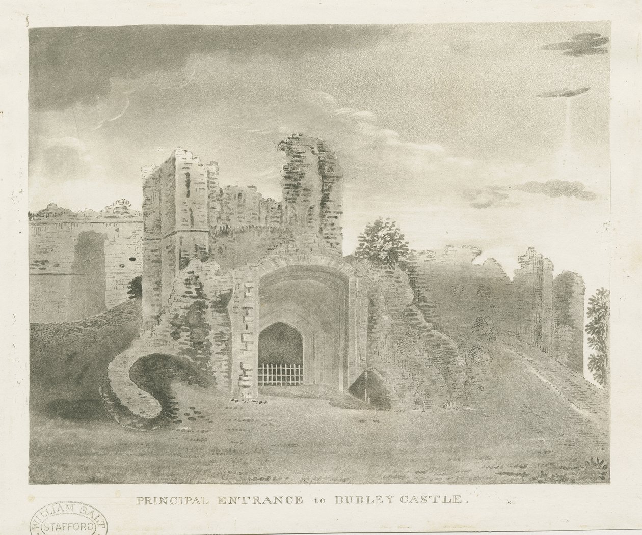 Dudley Castle - Principal Entrance by School English