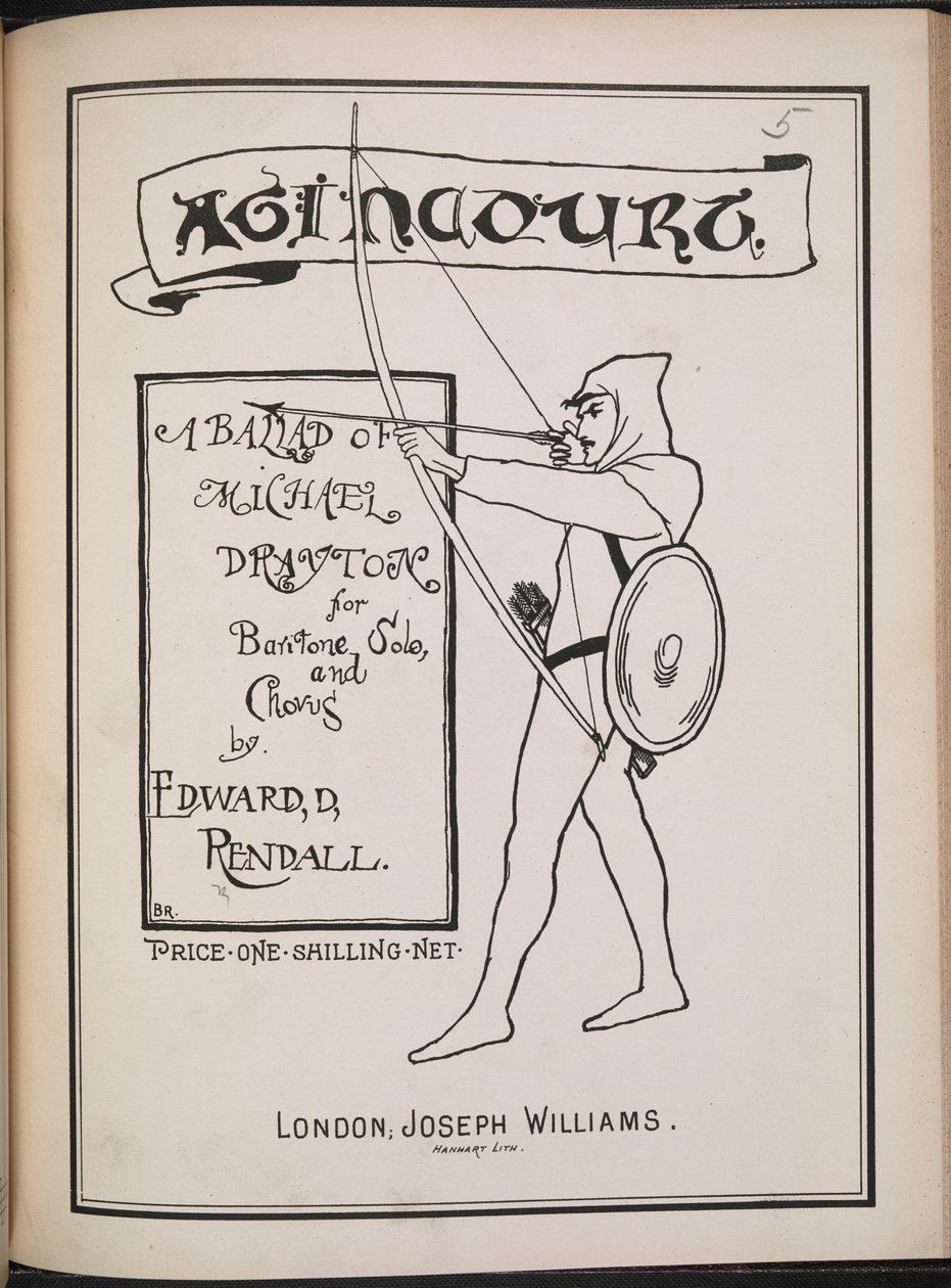 Frontispiece for 'A Ballad of Michael Drayton' by Edward D. Pendall ...