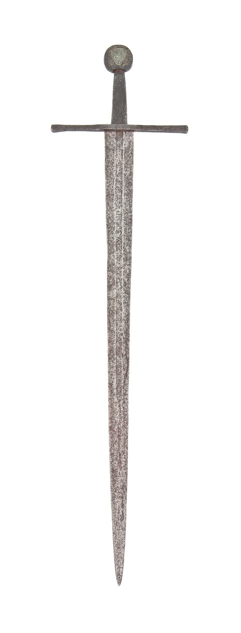 Late Medieval Broadsword, with Earlier Viking Blade and Bearing the Arms of the De Bohun Family, Earls of Hereford and Essex by School English