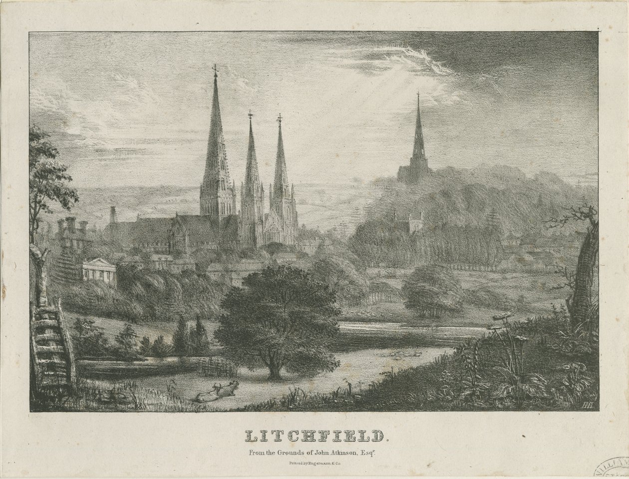 Lichfield - North West View by School English