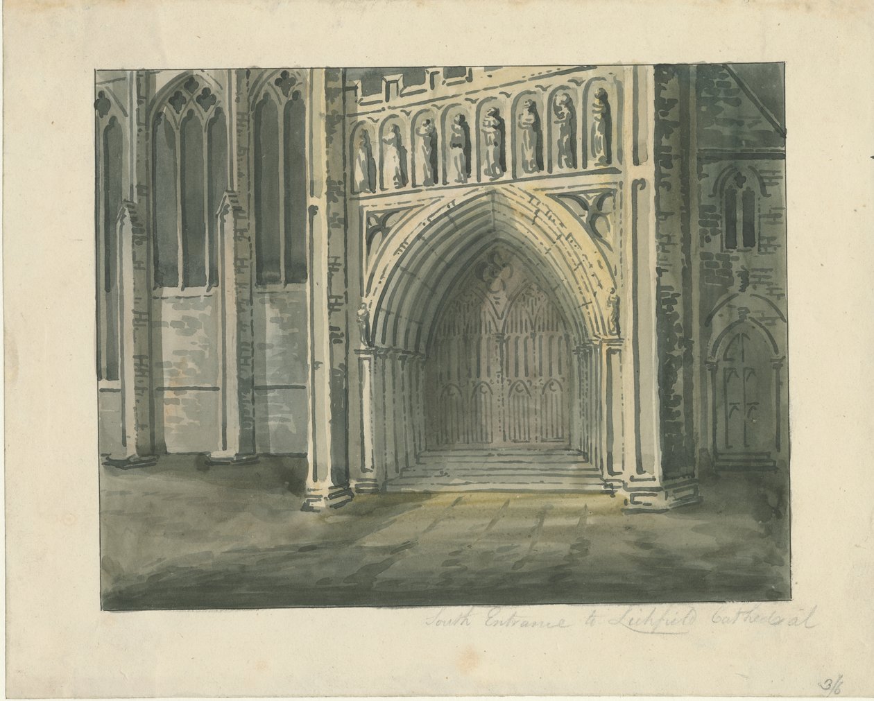 Lichfield Cathedral - South Transept by School English