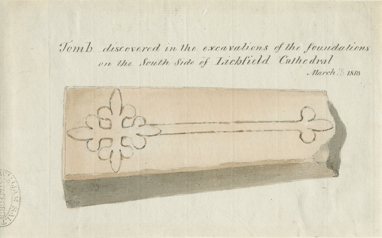 Lichfield Cathedral - Tomb by School English