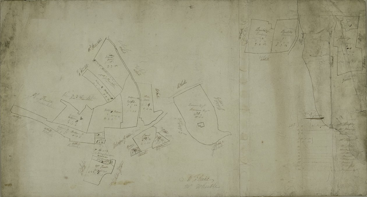 Map of Willesden, London (litho) by School English