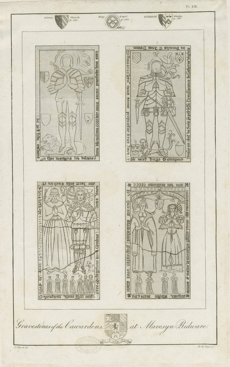 Mavesyn Ridware - Gravestones of the Carwardens by School English