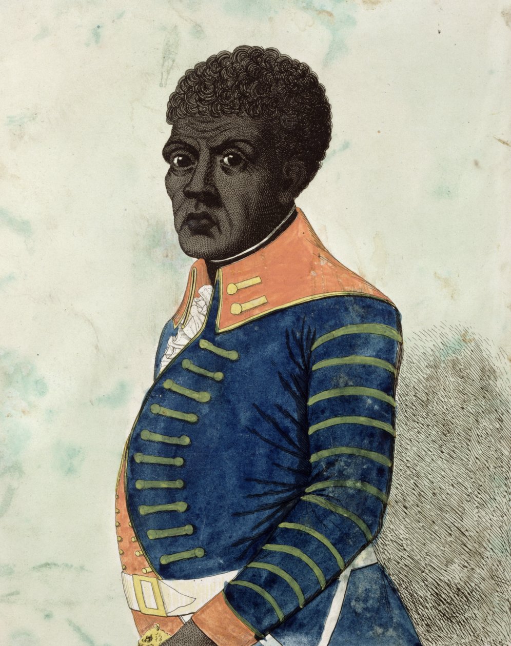 Portrait of Toussaint Louverture by School English