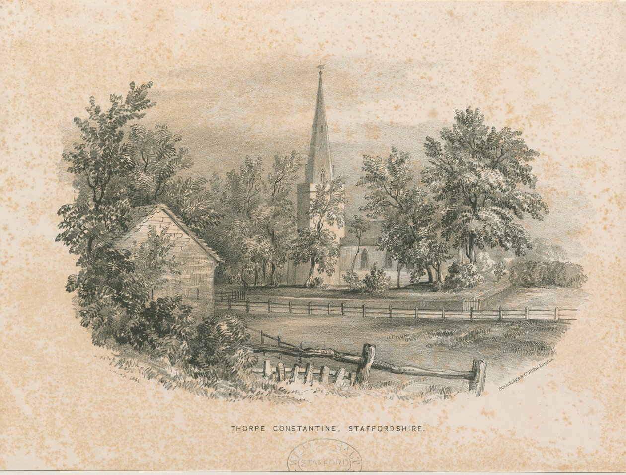 Thorpe Constantine Church by School English