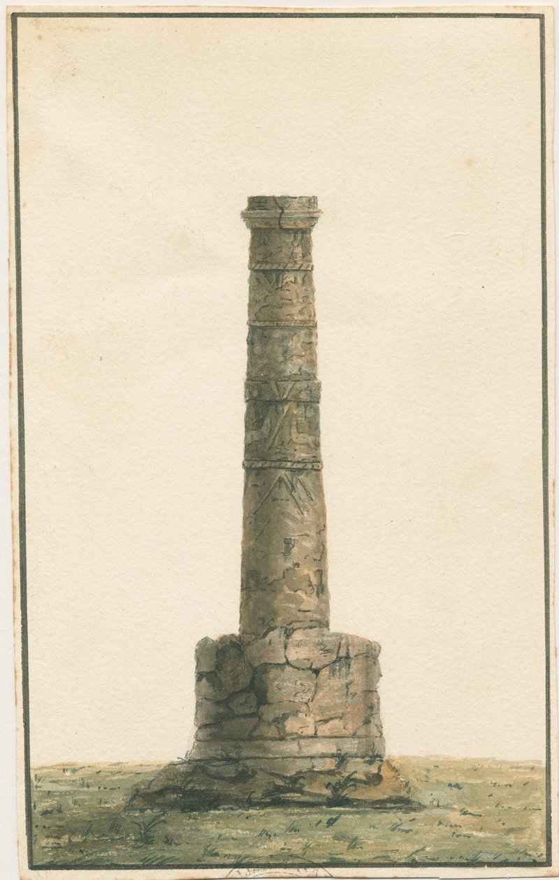 Wolverhampton - Saxon Pillar in St. Peter