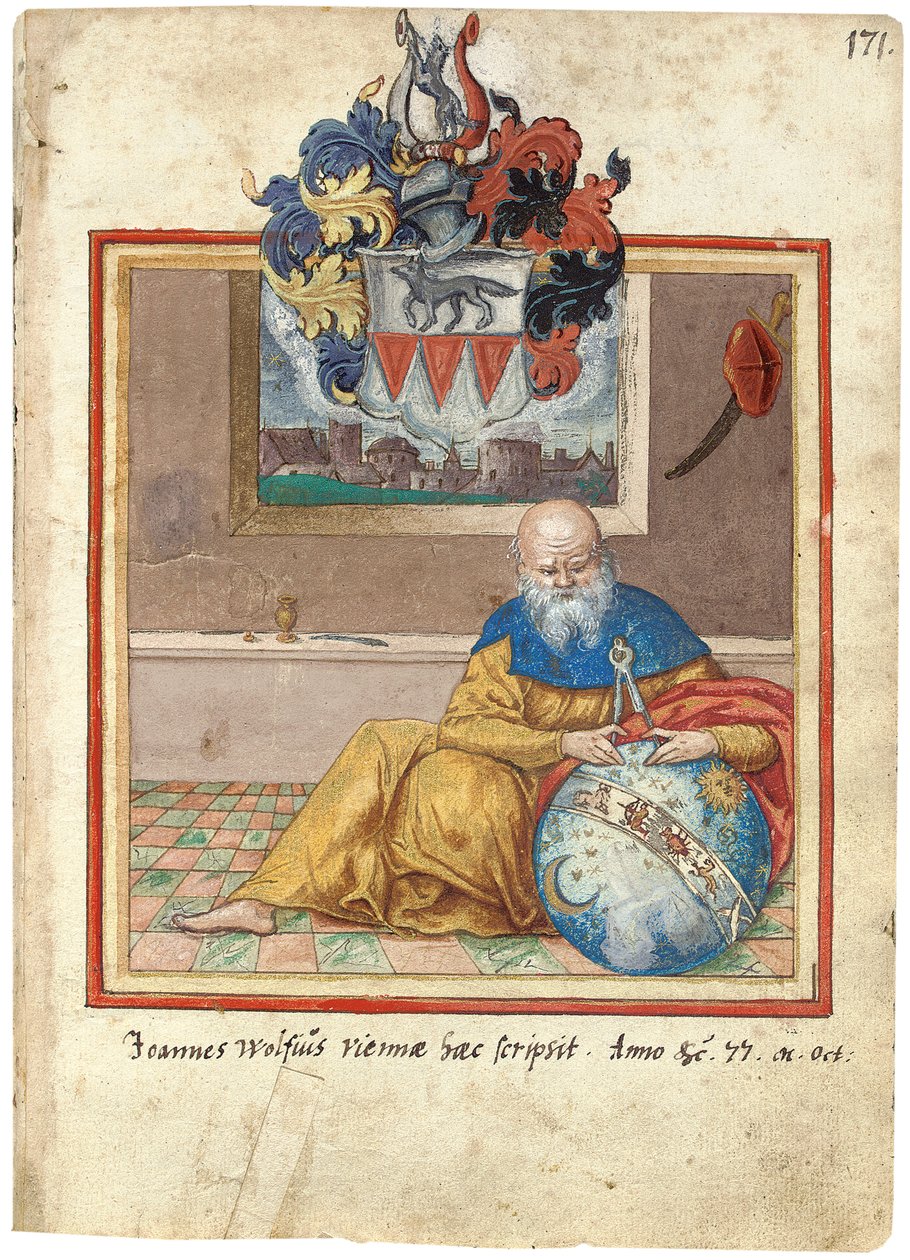 Page from the Album Amicorum of Salomon Schweigger von Sulz by School European