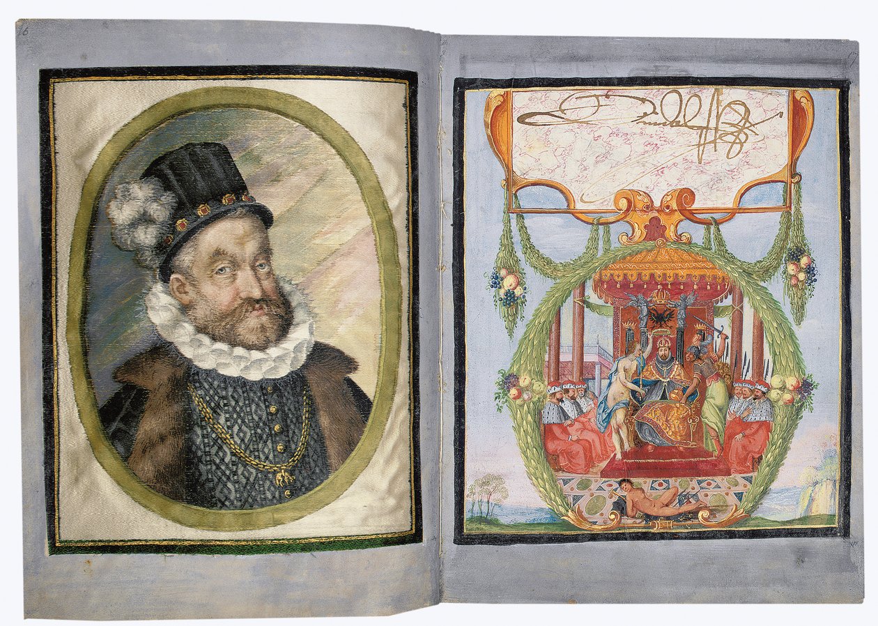 Pages from the Album Amicorum of Philipp Hainhofer by School European