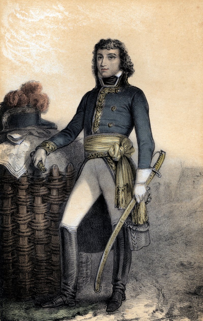 Barthelemy-Catherine Joubert (1769-1799) general - engraving by School French
