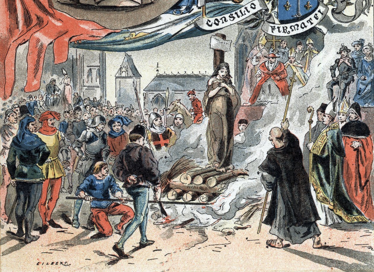 Joan of Arc Led to the Butcher, Hundred Years War by School French