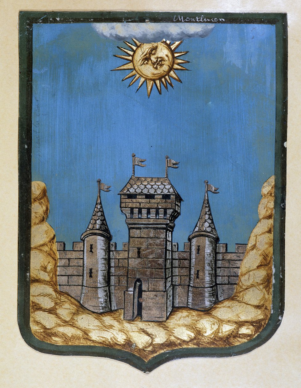 Montlucon coat of arms by School French