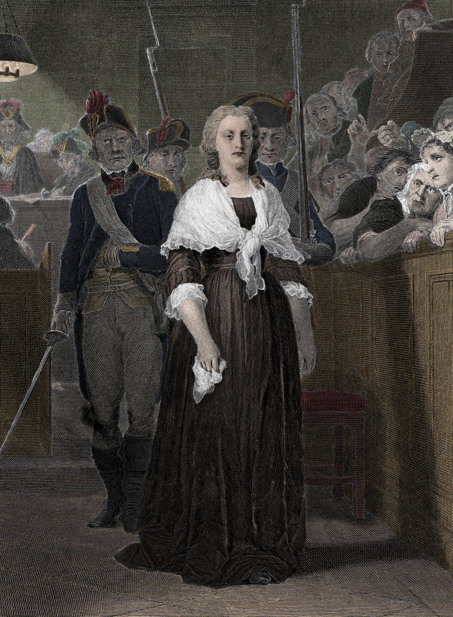 Queen Marie Antoinette (1755-1793) Convicted by the Revolutionary Court in October 1793 by School French