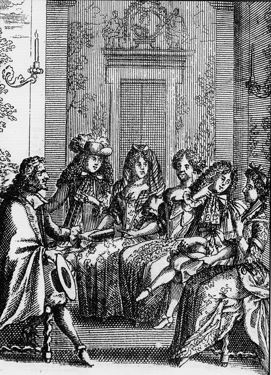 Representation of a scene from the play 
