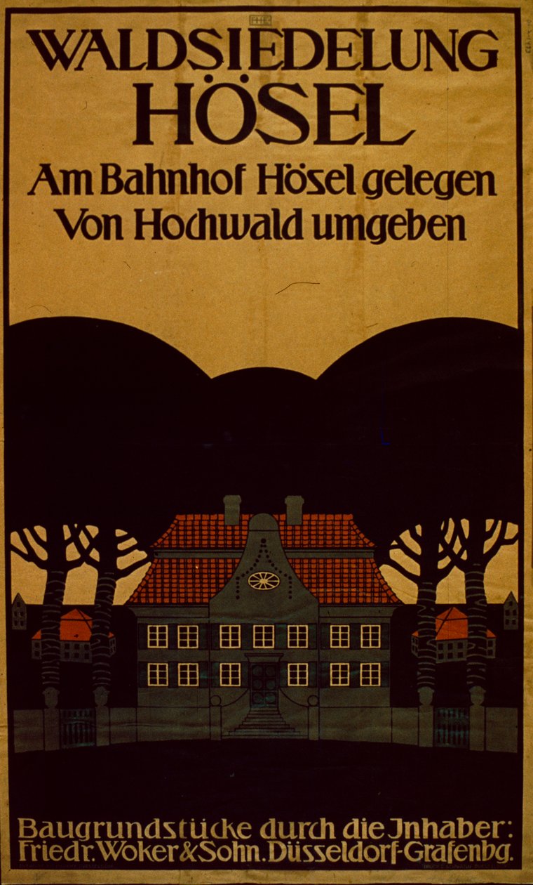 Waldsiedelung Hotel Advertisement by School German