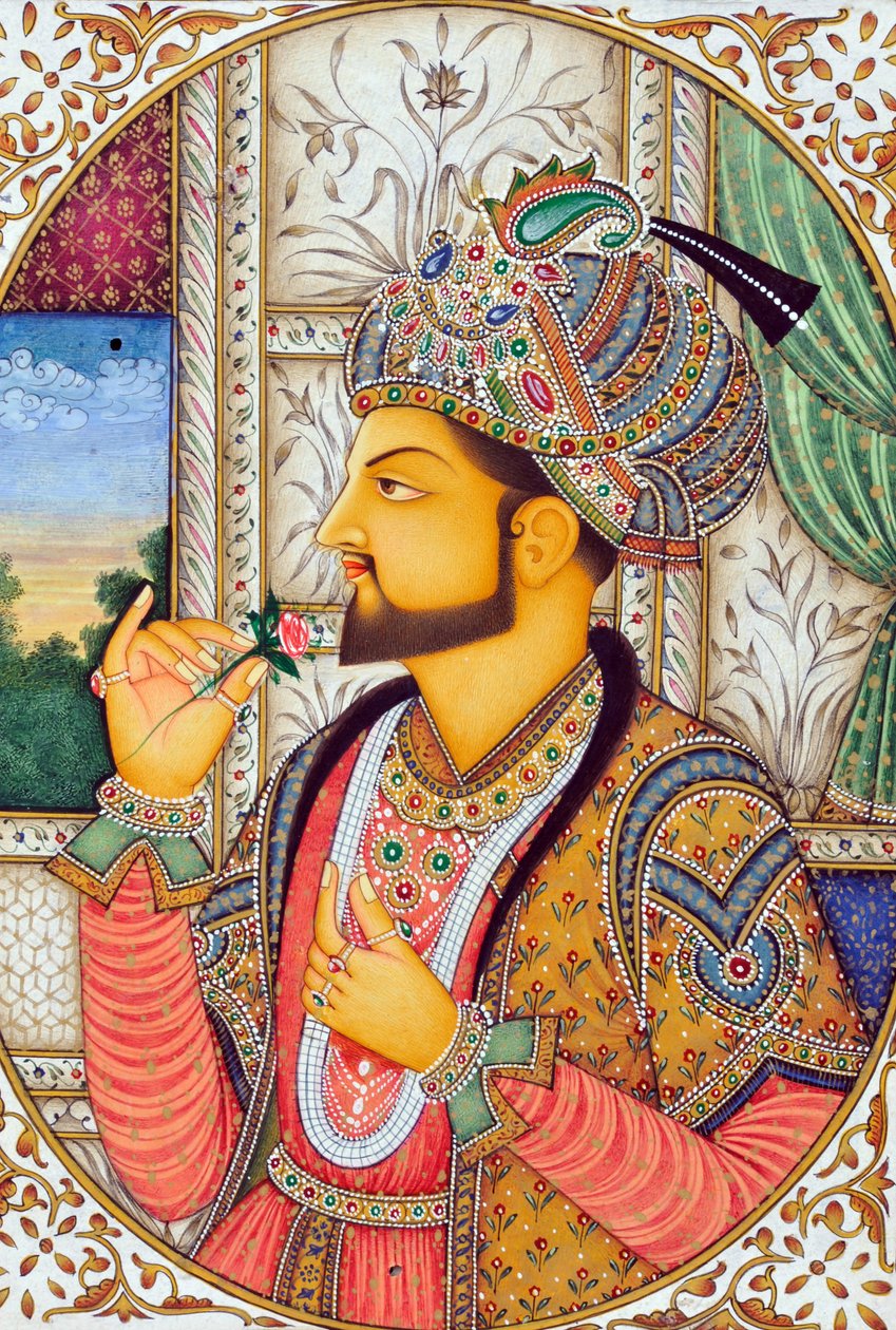 Mughal Emperor Shah Jahan by School Indian