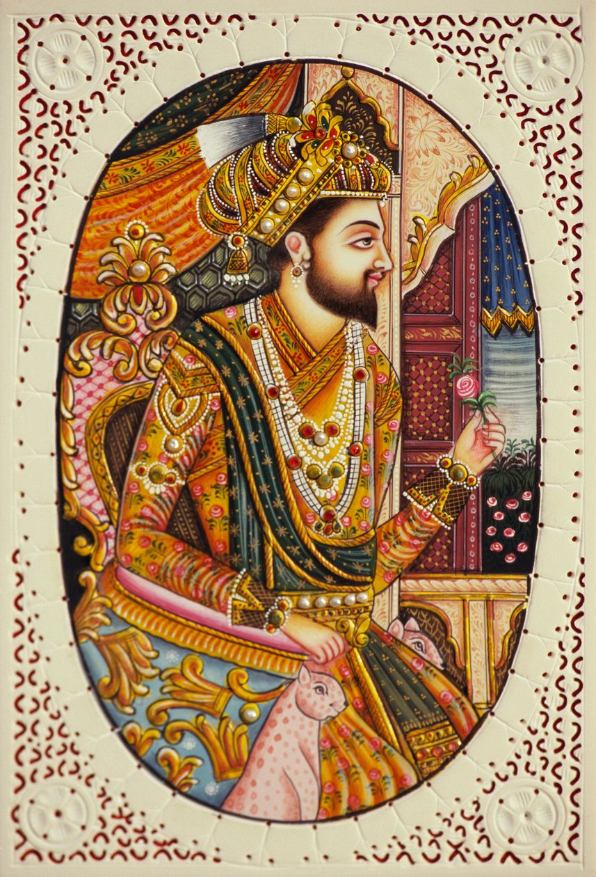 Mughal Emperor Shah Jahan by School Indian