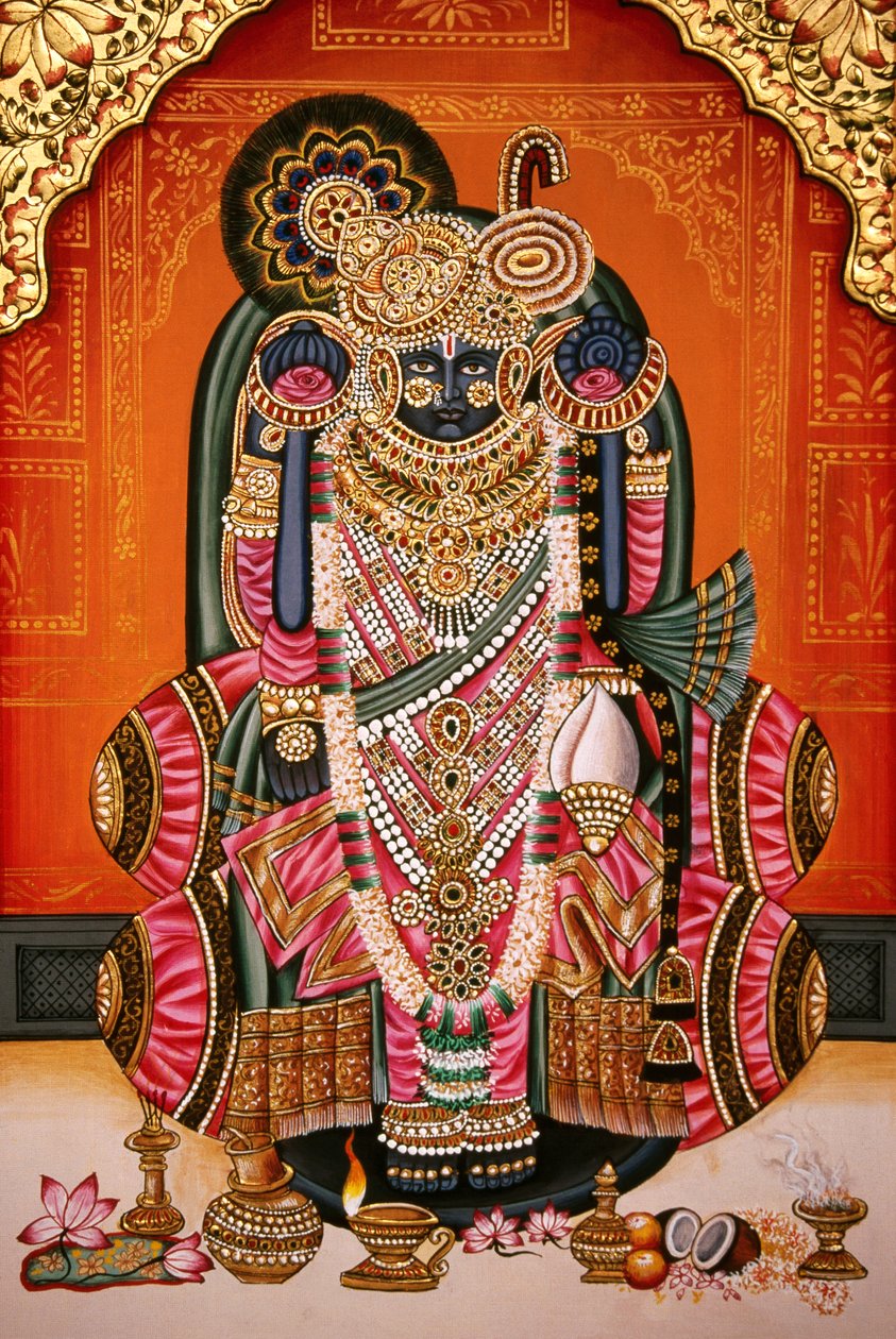 Shri Bankey Bihari, Vrindavan, Mathura, India by School Indian