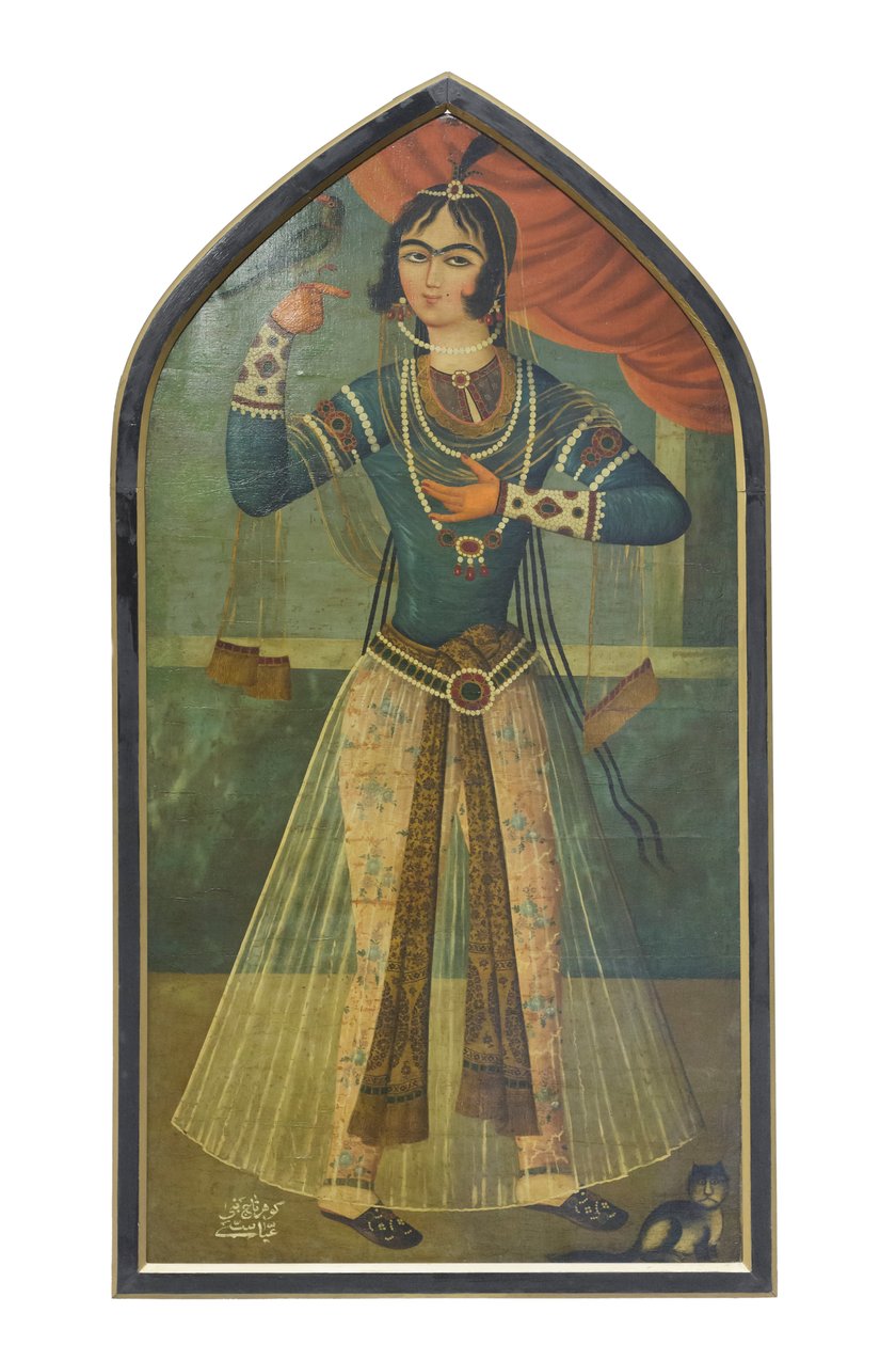 Gohar Taj Bani Abbasi, Mehr Ali Isfahani, Fine Arts Museum by School Iranian