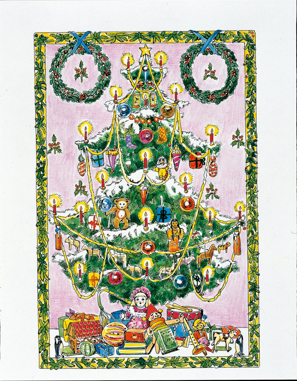 Christmas tree by School Italian