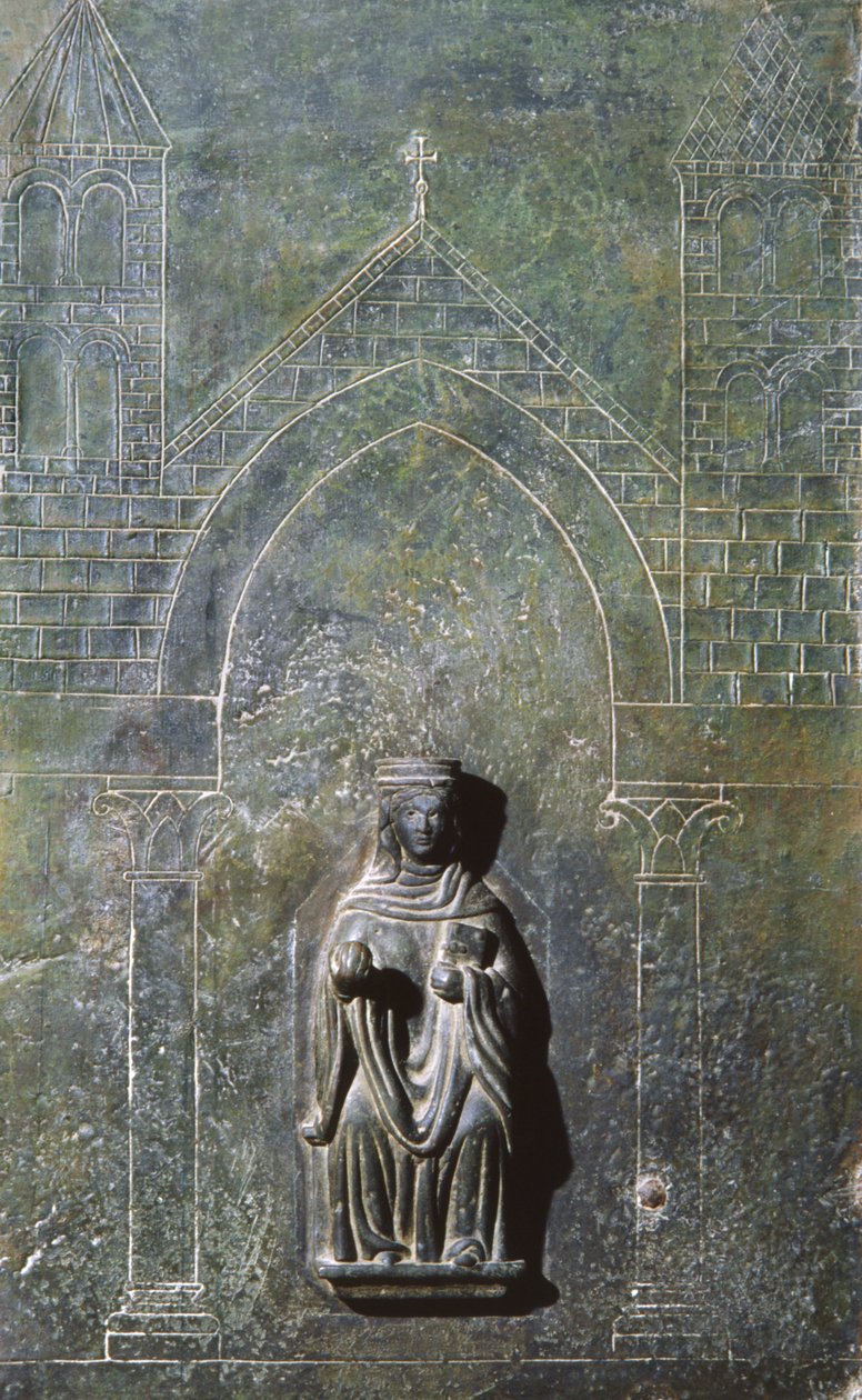 Detail from the Door of the Oratory of St John the Evangelist, Italy by School Italian