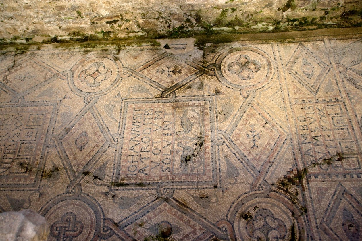 Detail of Floor Decoration by School Italian