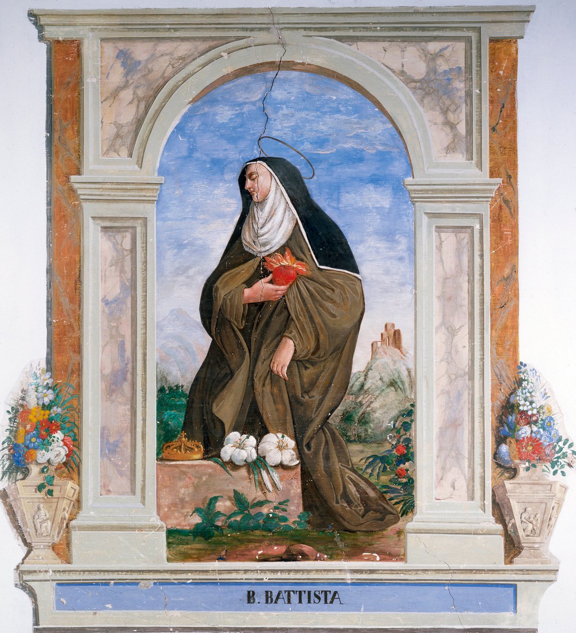 Representation of Camilla Battista da Varano by School Italian