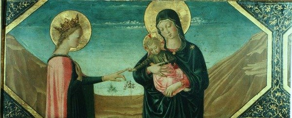 The Mystic Marriage of St. Catherine, Florentine School by School Italian