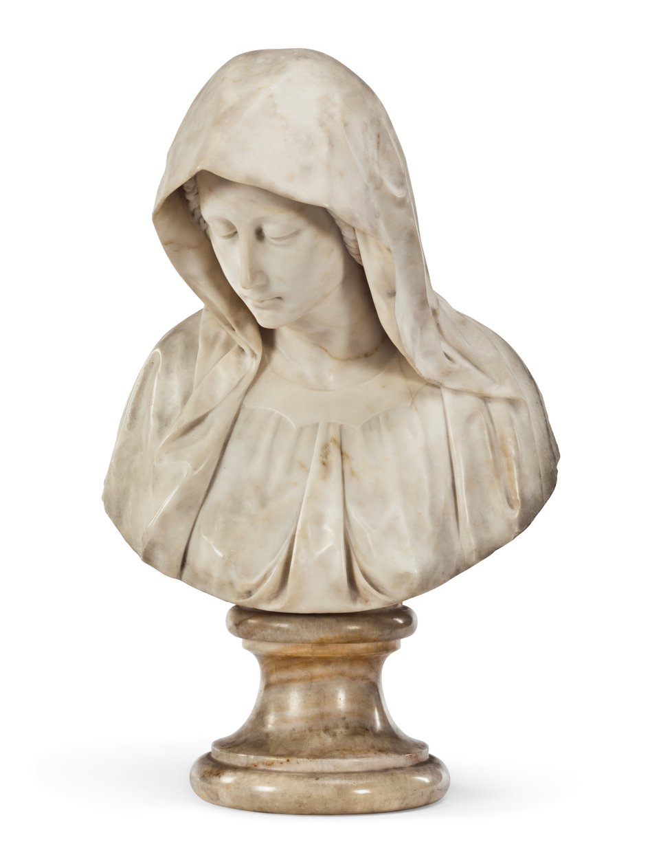 The Sorrowing Virgin by School Italian
