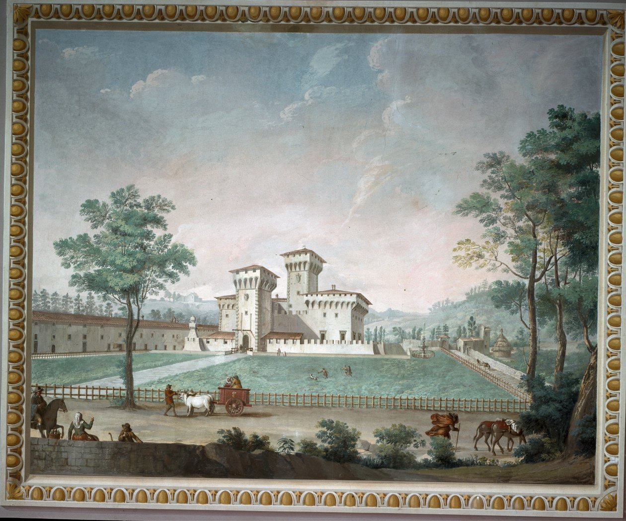 Villa Medicea di Cafaggiolo by School Italian