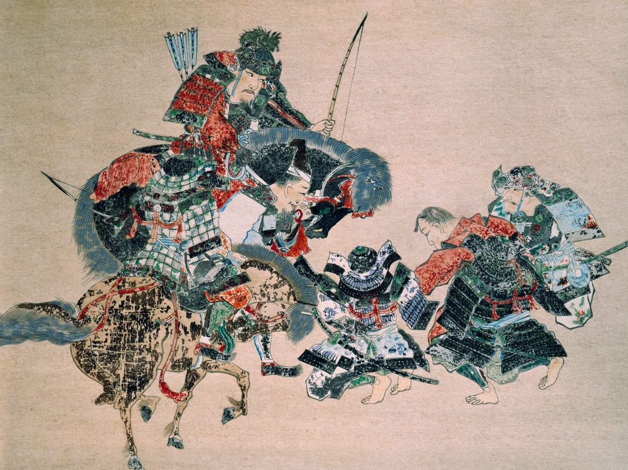 Fighting with Mongols by School Japanese