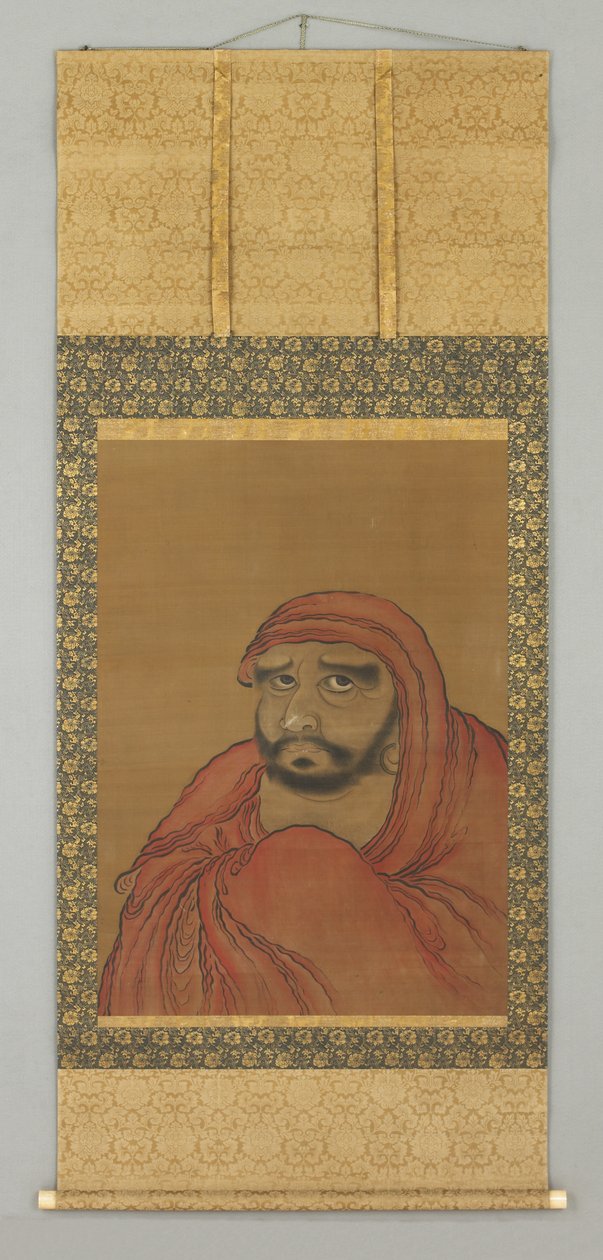 Large Head with Drapery (of Daruma) by Japanese School