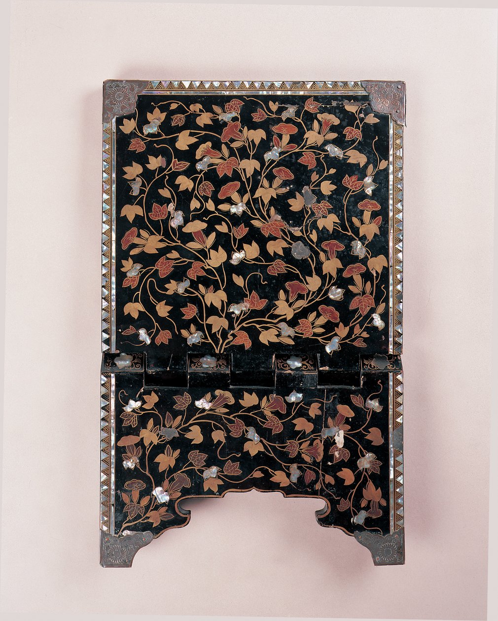 Momoyama Period Christian folding missal stand, late 16th - early 17th century by Japanese School
