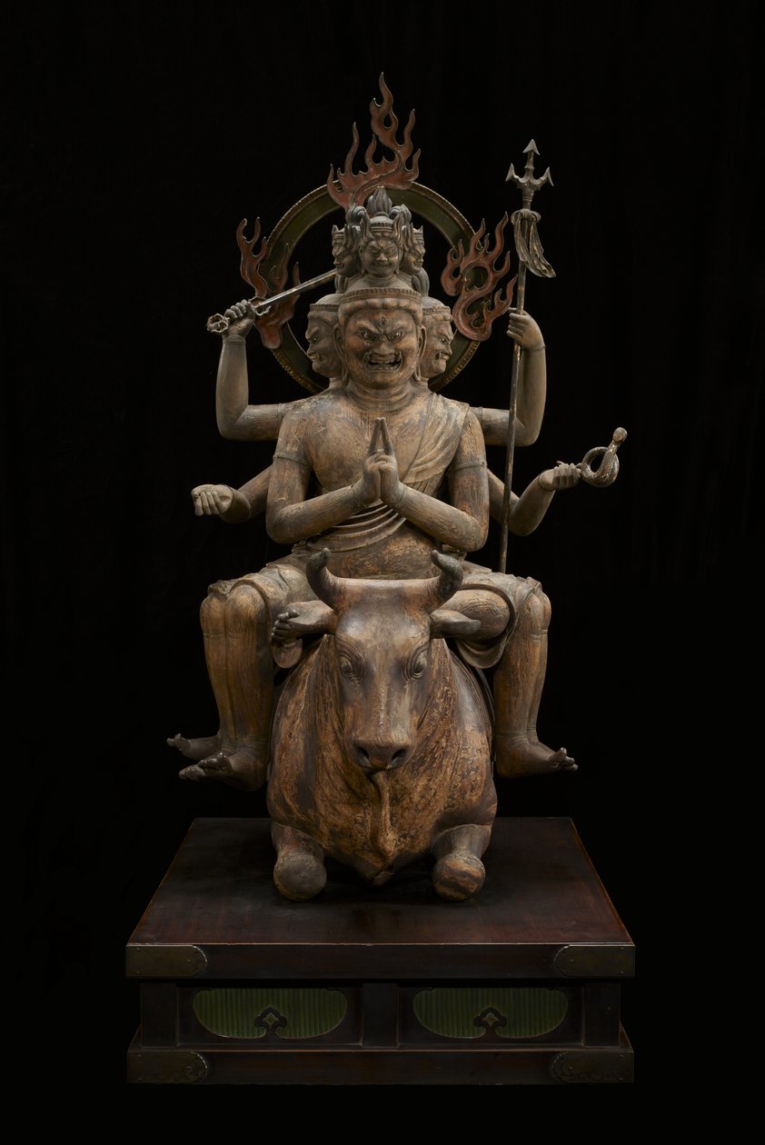 Wisdom King of Awe-inspiring Power (Daiitoku Myōō) by Japanese School
