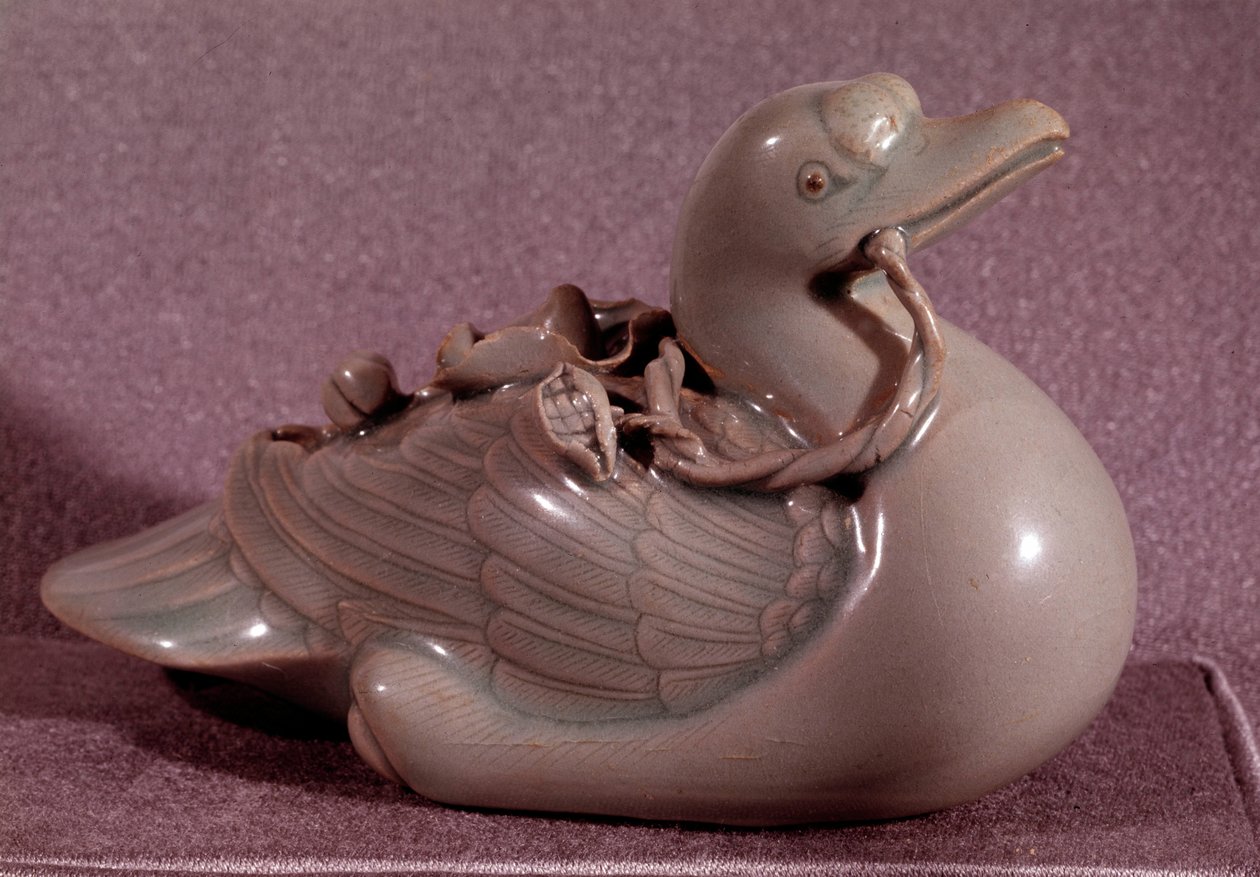 Duck-shaped versoir (Koryo period) by School Korean