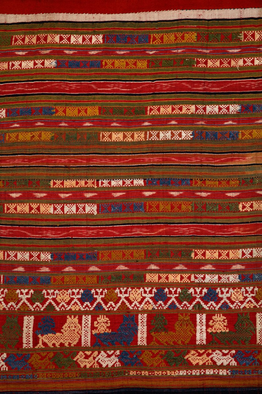 Detail of a Tai Lu skirt, Muang Hun, Udomxai Province, Laos by School Laotian