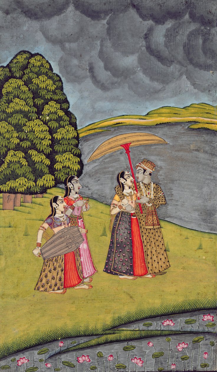 Malari Ragini, from a Ragamala series, Murshidabad by School Mughal