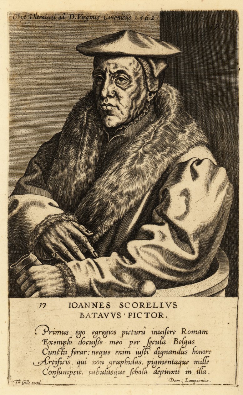 Portrait of Jan van Scorel by School Netherlandish
