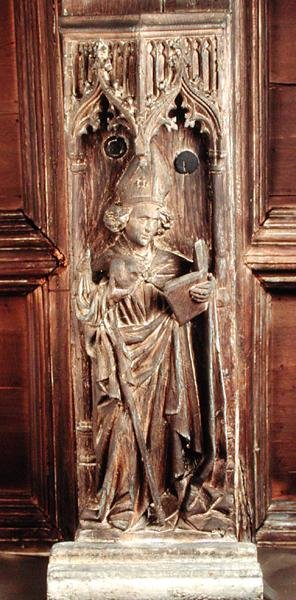 St. Ambrose, One of the Four Latin Fathers of the Church by School Netherlandish